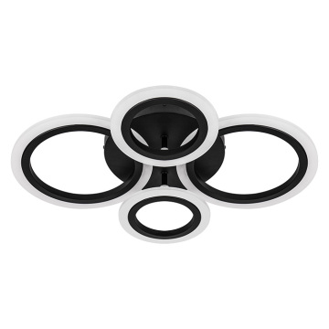 LOHAS LED 4-Ring Modern Ceiling Light 4000K for Living Room