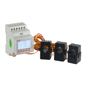 Solar panel power meter with split current transformer