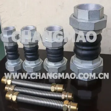 BS Threaded Union Rubber Flexible Joint