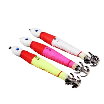 Lurekiller ξύλο γαρίδες ψάρεμα Lure: 40/60g σκληρό καλαμάρι jig popper τεχνητό δόλωμα