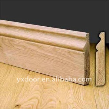 Solid wooden skirting baseboard / solid wood moulding