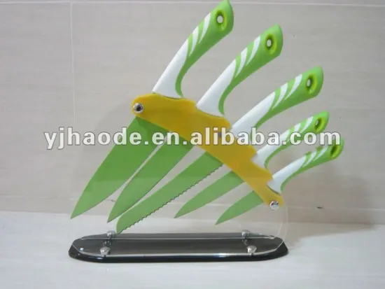 5 pcs high quality color knife set