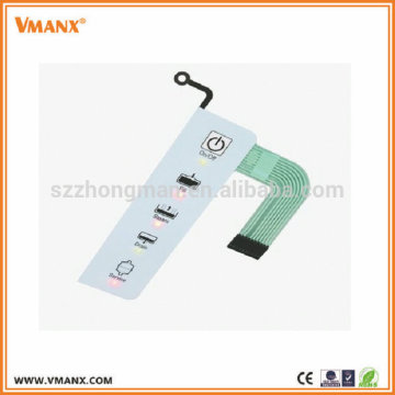 Contact à membrane de bouton-poussoir LED