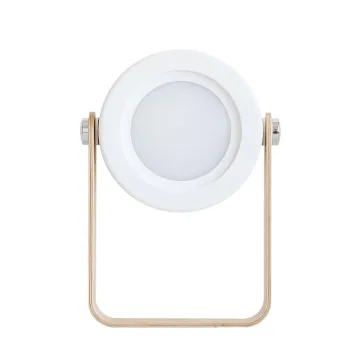 Telescopic Folding Wooden Handle LED Table Lamp