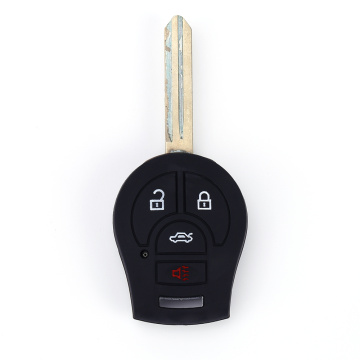 Small Nissan 4 Button Car Key Silicone Jacket