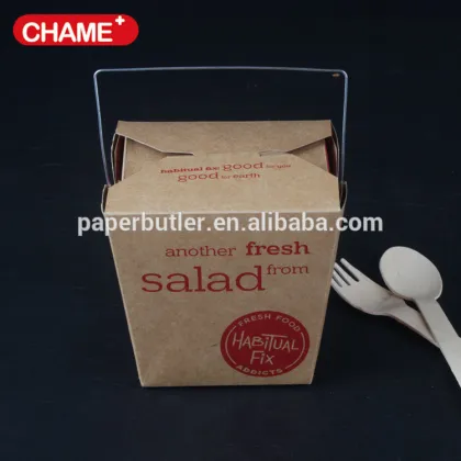 Paper take away pasta box/noodle box