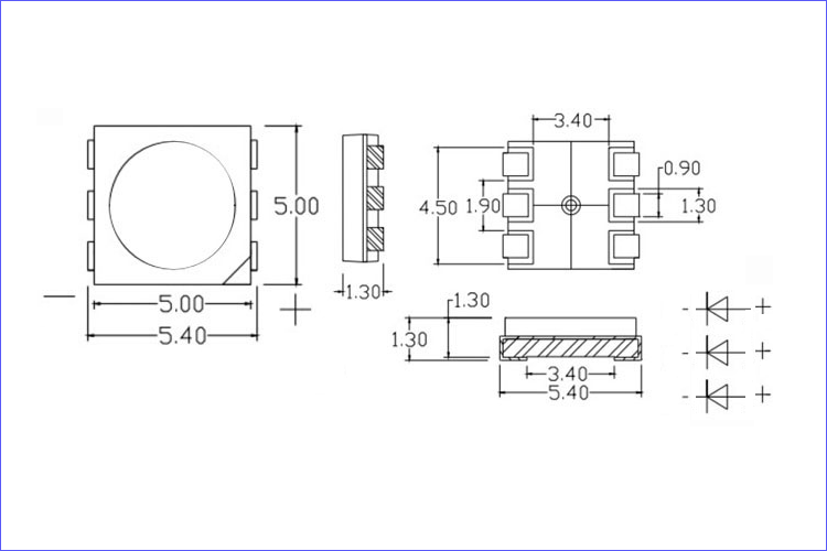 5050IRC SMD 850nm led