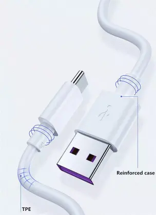 Factory Wholesale Fast Charging Data Cable for Xiaomi, Huawei - 5A USB Cable