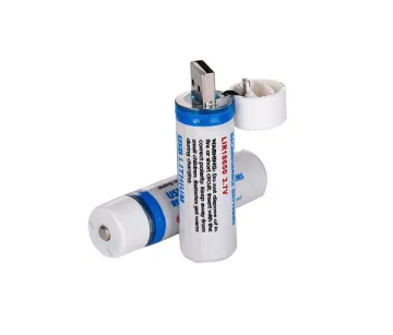 Rechargeable Li-ion Batteries 18650 battery USB Cell