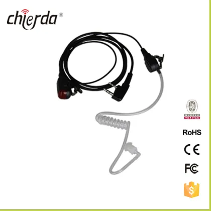 Lightweight radiation durable tube wired air ducts headset