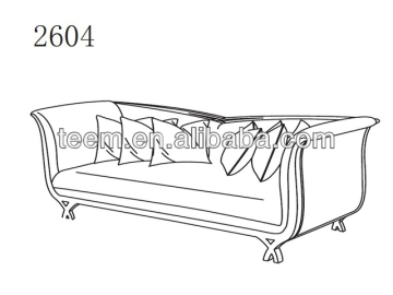 Sexy art luxuriouslyTiziano classic Sofa 2604