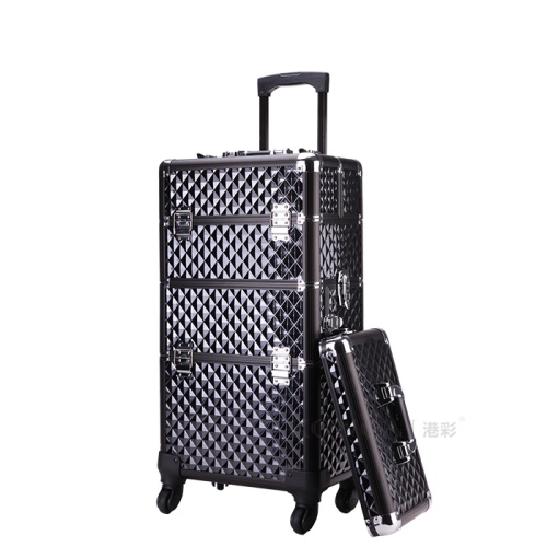 Two in one set large makeup case