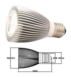 E27 LED Bulb Lamp 5*1W (HBC005WGLE27)