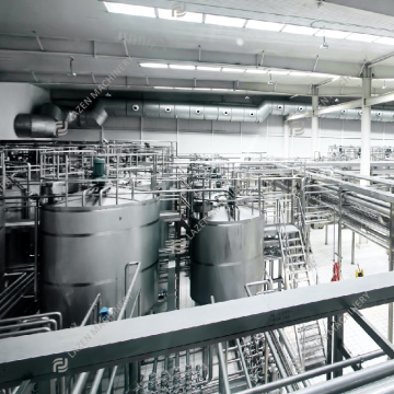 Small Ice Cream Plant: 500kg/hr-1000kg/hr Milk Powder to Ice Cream Processing Machinery