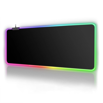 Large Waterproof Keyboard and LED Illuminated Mouse Pad with Anti-Slip Rubber Base for Gaming