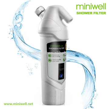 shower filter remove 99% chlorine with carbon kdf media for housing use
