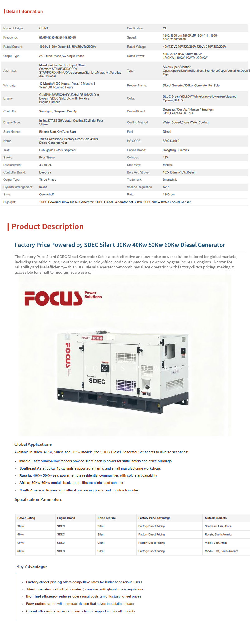 নীরব-SDEC-ডিজেল-জেনারেটর-সেট-30Kw-40Kw-50 Silent-SDEC-Diesel-Generator-Set-30Kw-40Kw-50