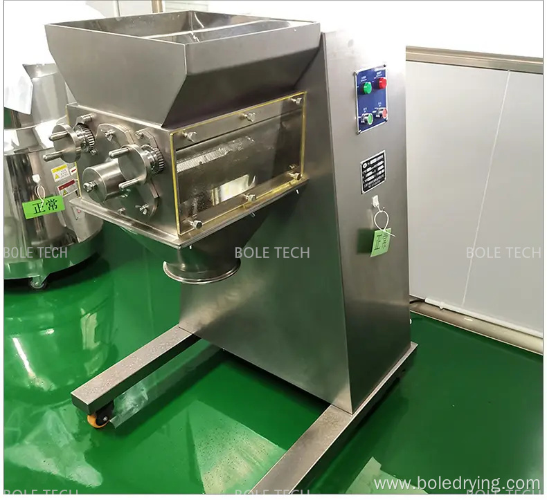 Solid beverages oscillating granulator for food industry