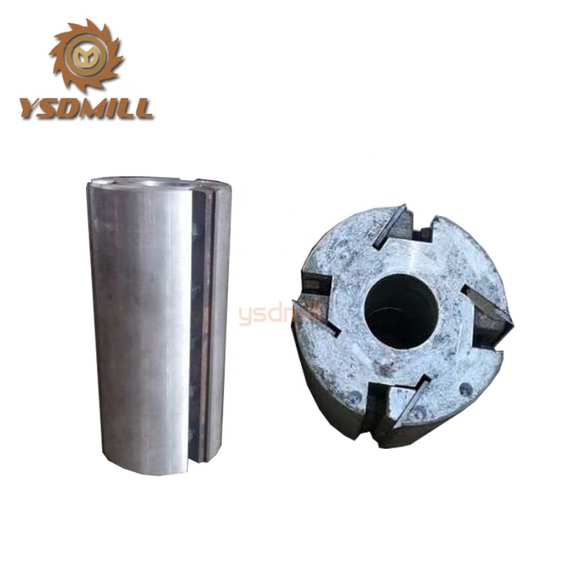 Woodworking Four Side Moulder Cutter Head with Flat Knife