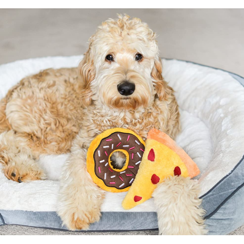 Donutz quietschendes Plüsch-Hundespielzeug