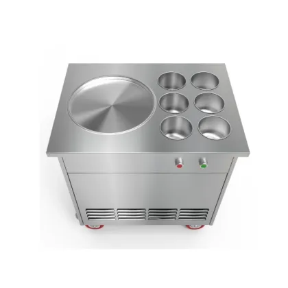 Compact Vevor Thailand Fried Ice Cream Machine