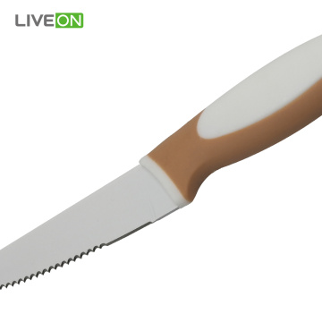 Coltello bistecca di plastica Hanlde antiaderente