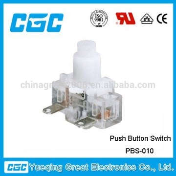 PBS-010 24VDC on-off black flashlight Push Button Switch