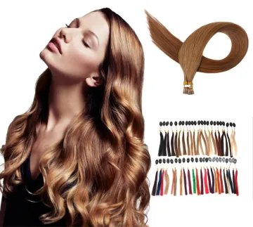 Pre-Bonded 12A Natural Machine Double Weft Hair Extensions 100% Remy Human Hair Natural Hair Extensions