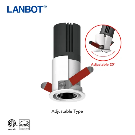 3000K/4000K/5000K LED Recessed Lighting: Dimmable, Reversible Downlights for Ceiling Installation