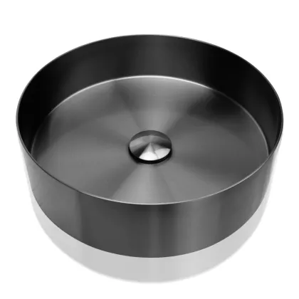 Handmade Black Round Bathroom Wash Basin