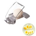 1Pcs Stainless Steel Boiled Egg Slicer Section Cutter Mushroom Tomato Cutter Kitchen Novelty Tool