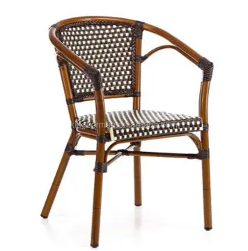 Used Outdoor French Bistro Chair Set for Coffee Shop Furniture