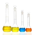 Borosilikat glas klar volymkolv med stoppare 250 ml