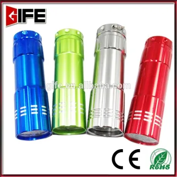 Promotional Aluminum Alloy Mini 9 LED Flash LED Light