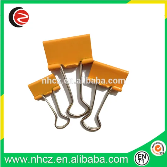 Orange 32MM&19MM Metal Binder Clips
