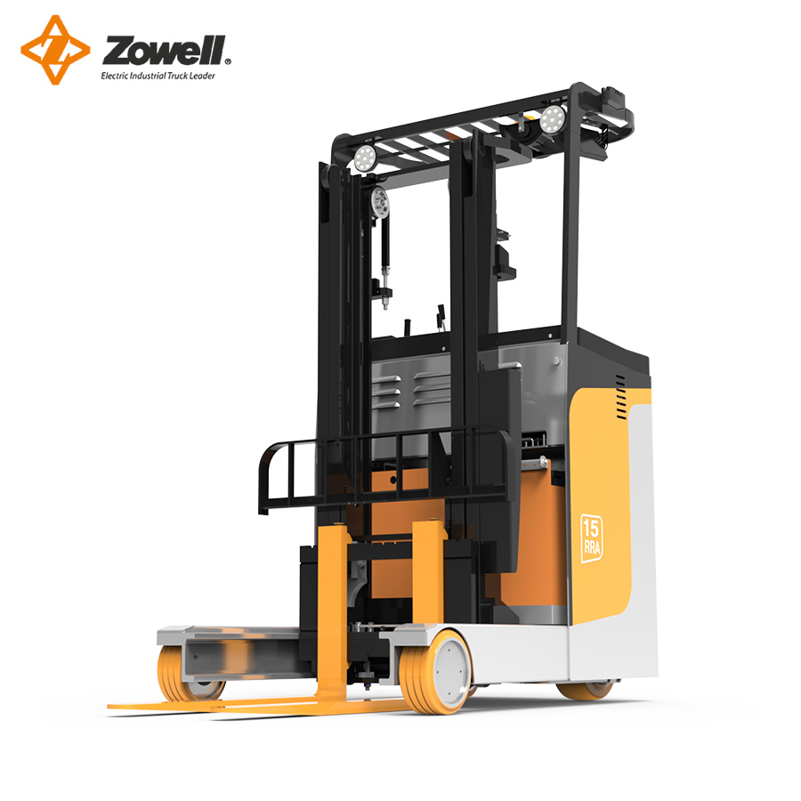 48 voltage reach truck 7.5m triple mast