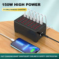 Multi -Port -USB -Kraftwerk 100W Wandladegerät