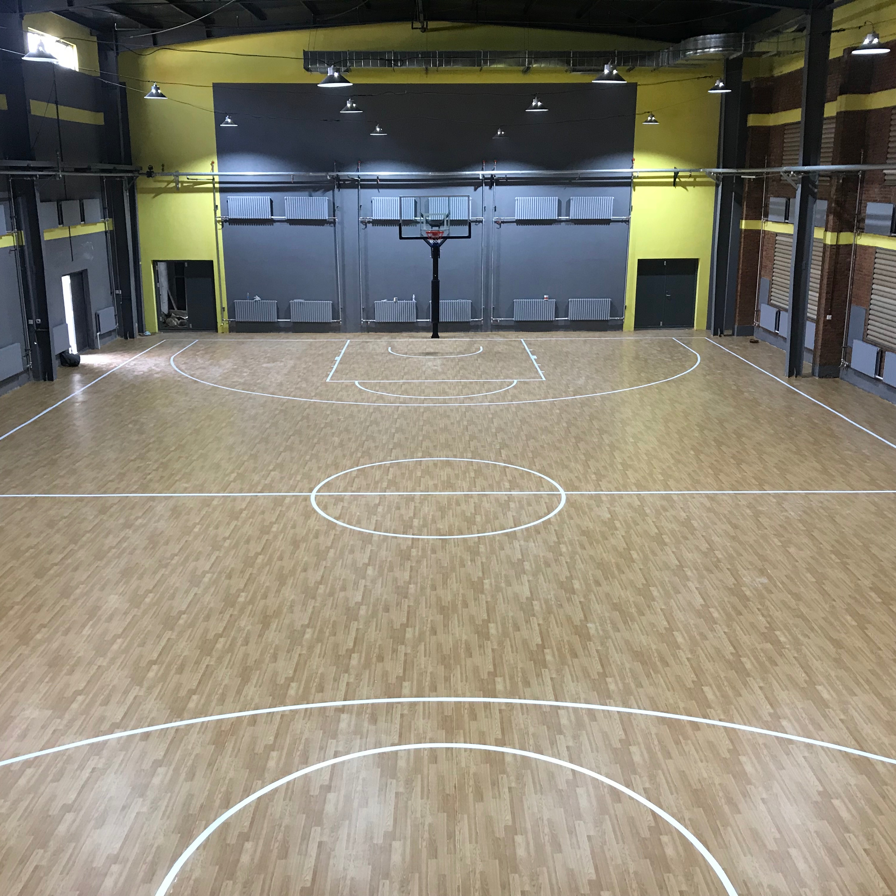Professional basketball solid wood flooring
