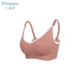 Colorful Seamless Nursing Bra-Pink/Blue