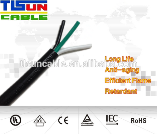 UL power wire ST/SJT/SJTW PVC electric cable