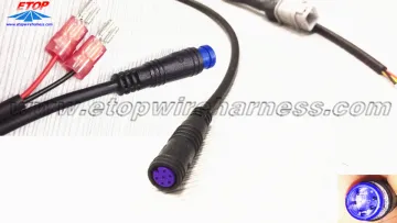 E-bikes connectors wire assembling