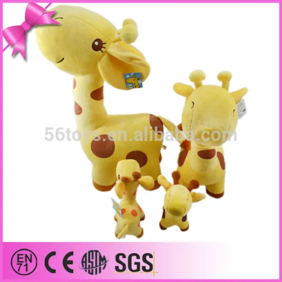 china hot sale kid animal soft stuffed toy names for plush giraffes