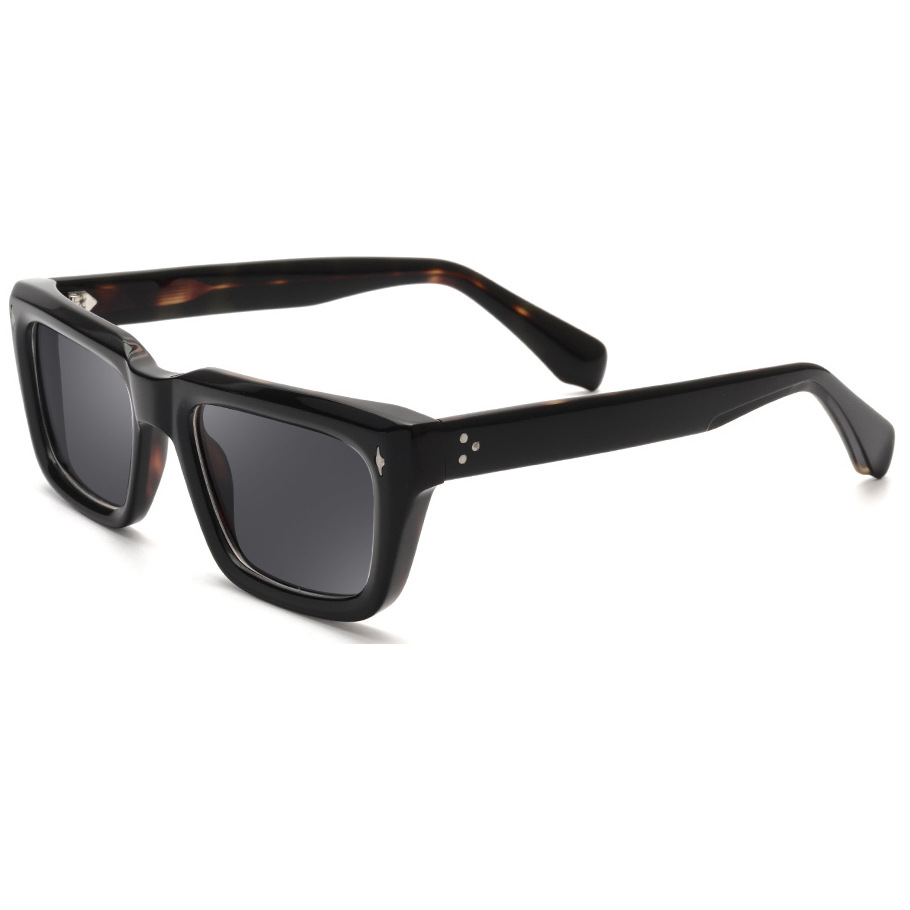 Black Acetate Square Sunglasses