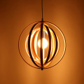 LEDER Small Desk Wooden Pendant Lamp