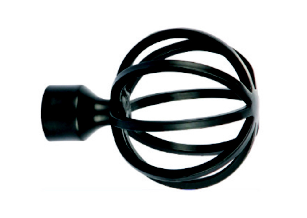 Twisted cage head Curtain Rods