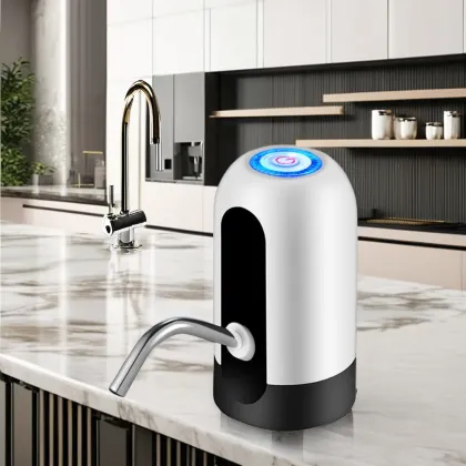 Portable USB Rechargeable Electric Water Pump Dispenser - Cold Water Bottle