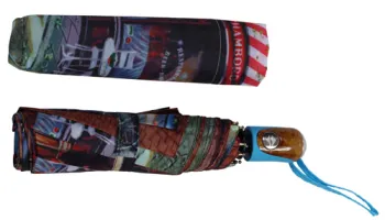3folding auto open&close high quailty umbrella customized