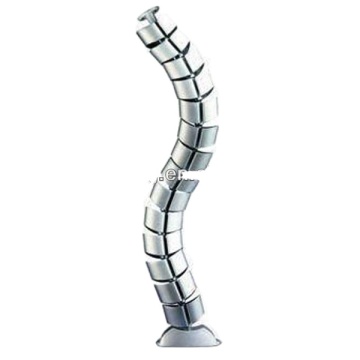 Plastic silver Office adjustable under deskCable Organizer