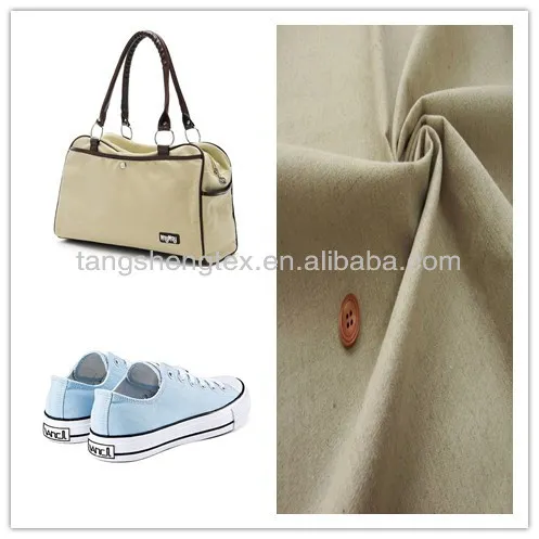 Recycled polyester canvas fabric for shoes and bags/rpet cavans fabric