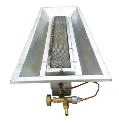 Gas fired infrared patio heaters